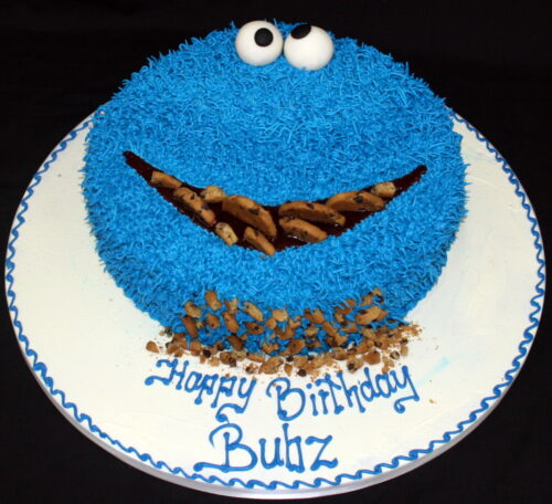 Cookie Monster Cake